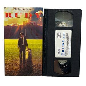 Rudy VHS 1994 Sean Astin Ned Beatty Football Drama